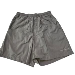 Columbia PFG Men's Cargo Fishing Shorts Dark Gray Size S Casual